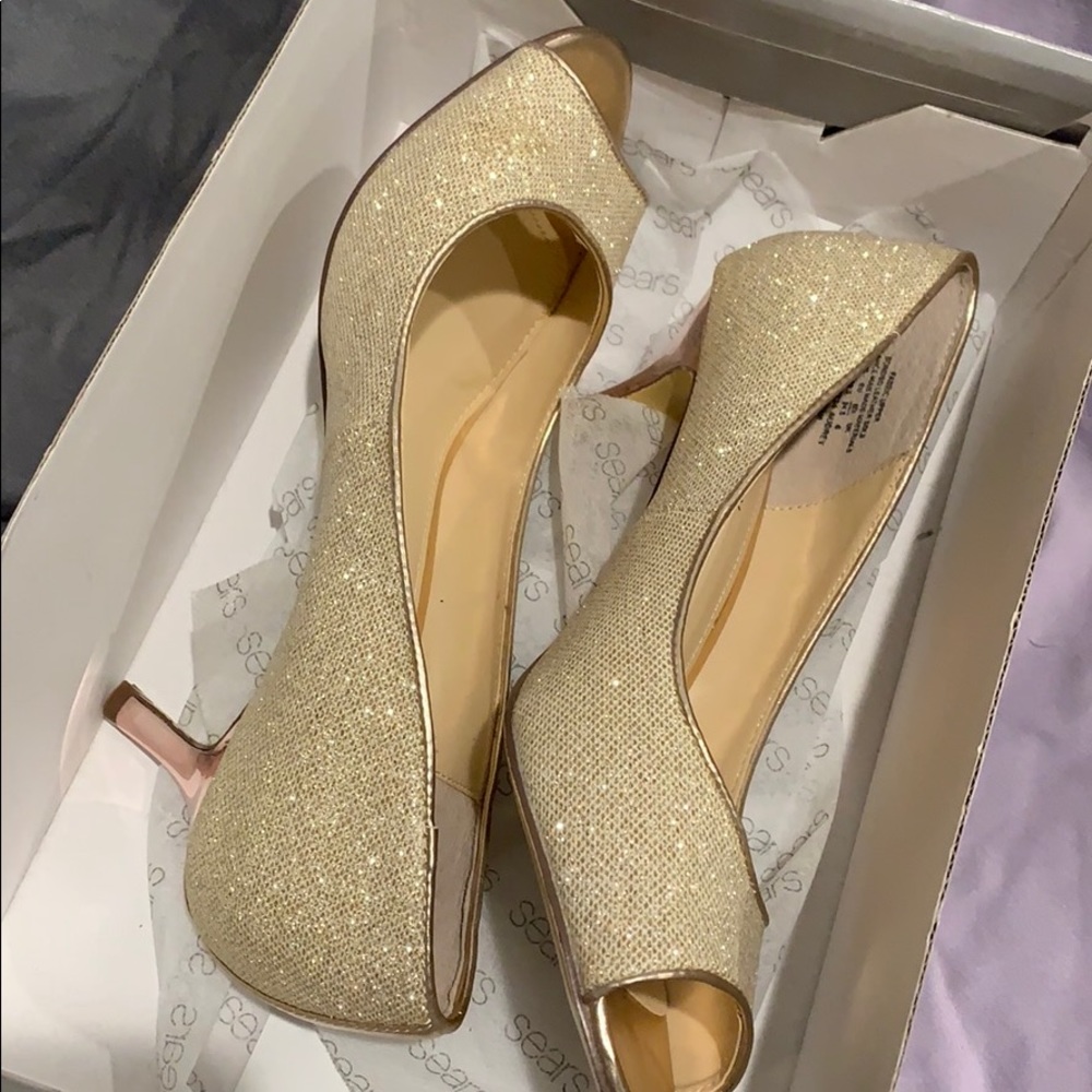 Covington Gold High Heels